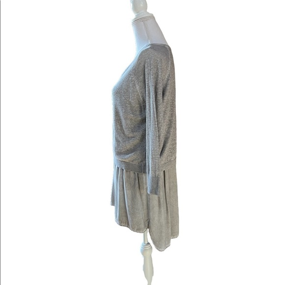 Womens cute pullover lightweight taupe sweater top - Picture 2 of 7